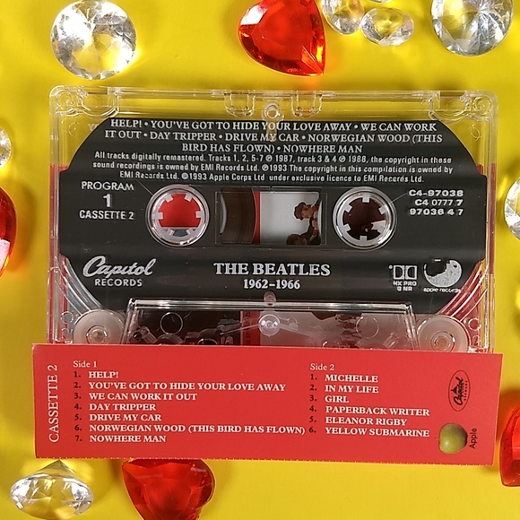 The Beatles/1962-1966 Apple cassette set Mint Condition Out Of Print - Picture 9 of 16